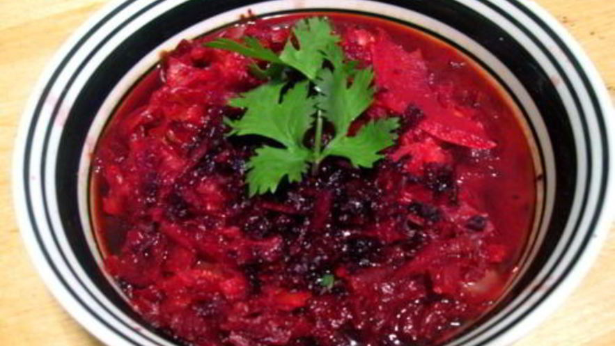 Рецепт свекольного борща