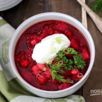 Веганский борщ