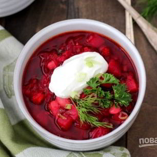 Рецепт Веганского борща