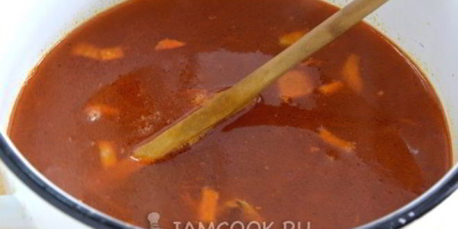 Рецепт вегетарианского борща