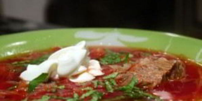 Рецепт вкусного борща с говядиной