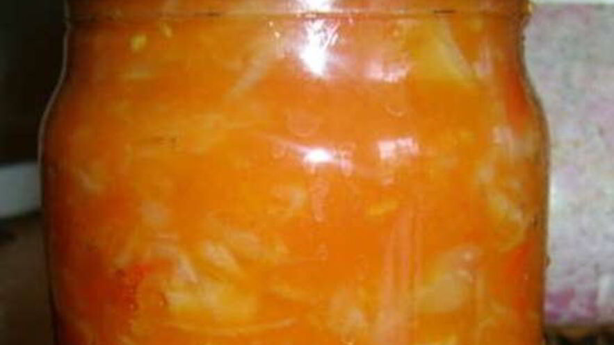 Рецепт заправки для борща на зиму с капустой