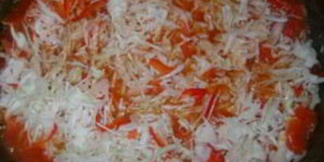 Рецепт заправки для борща на зиму с капустой