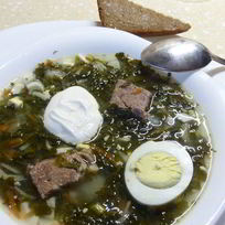 Зеленый борщ