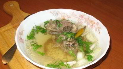 Рецепт Бульона из баранины