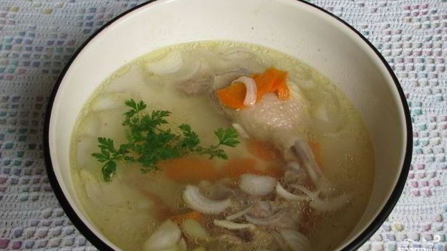 Рецепт бульона из утки