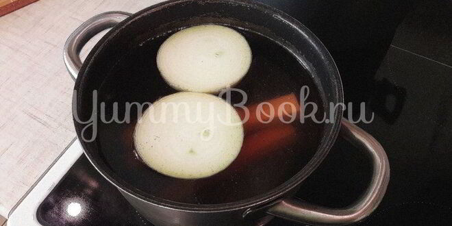 Рецепт бульона с яичной паутинкой, томатами и зеленым луком