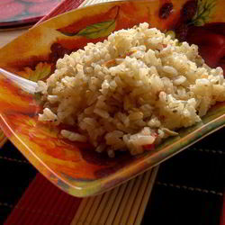 Рецепт Бурого риса на курином бульоне