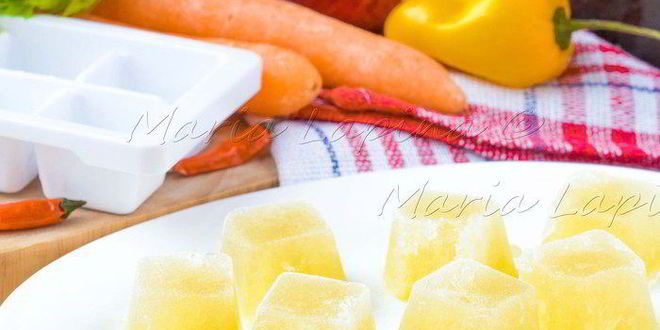 Рецепт домашнего бульонного кубика