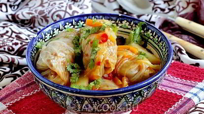 Рецепт Голубцов с гречкой в бульоне