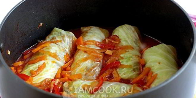 Рецепт голубцов с гречкой в бульоне