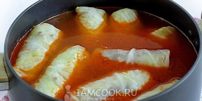 Рецепт голубцов с гречкой в бульоне