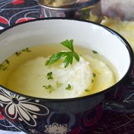 Рецепт Говяжьего бульона с запеченным рисом