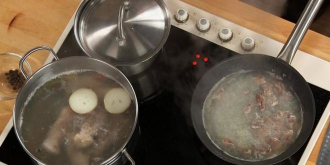 Рецепт гречневого супа с потрошками на курином бульоне