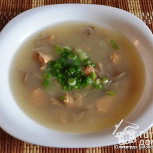 Рецепт Китайского бульона с рисовой лапшой