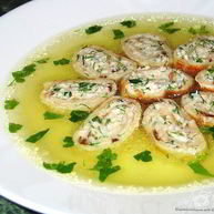 Рецепт Куриного бульона с блинчиками