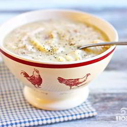 Рецепт Куриного бульона с клецками