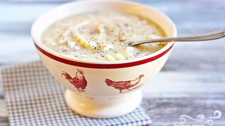 Рецепт куриного бульона с клецками