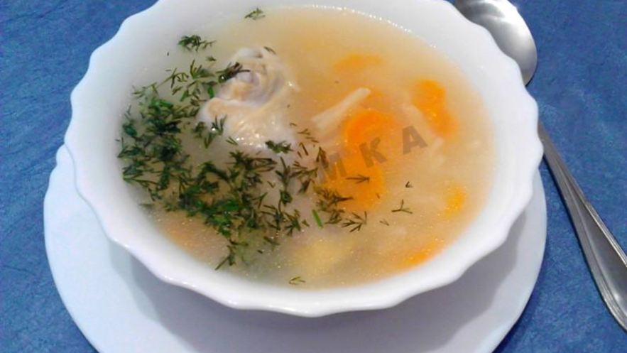 Рецепт куриного бульона с вермишелью