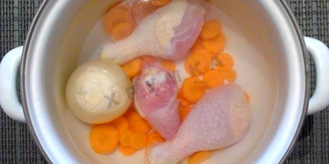 Рецепт куриного бульона с вермишелью