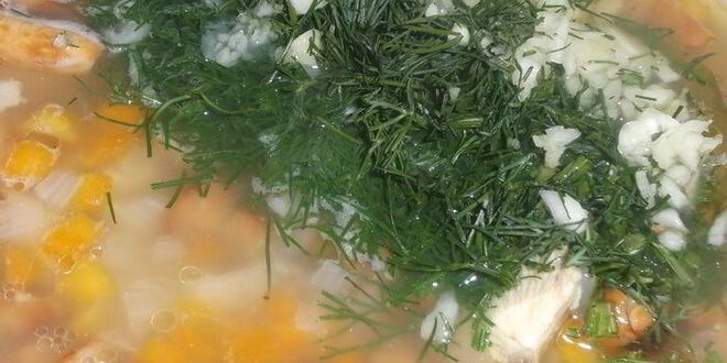 Рецепт лисичек с курицей в бульоне