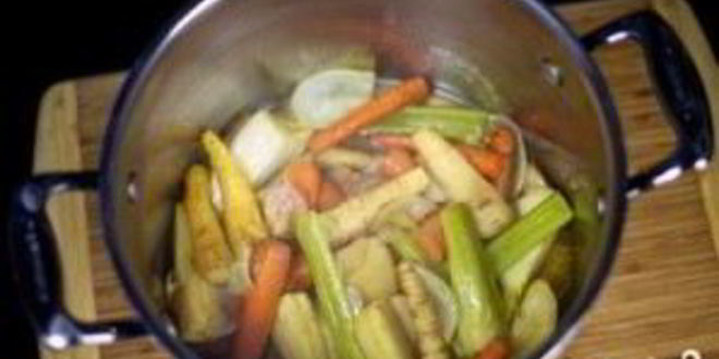 Рецепт овощного бульона диетического