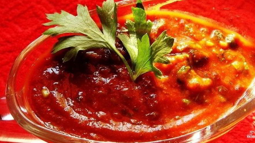 Рецепт сацебелей на курином бульоне