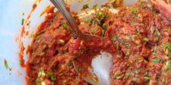 Рецепт сацебелей на курином бульоне