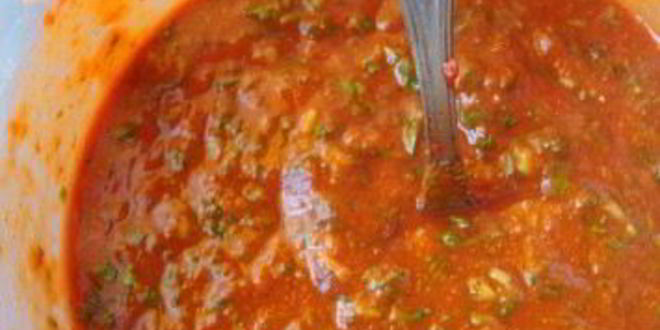 Рецепт сацебелей на курином бульоне