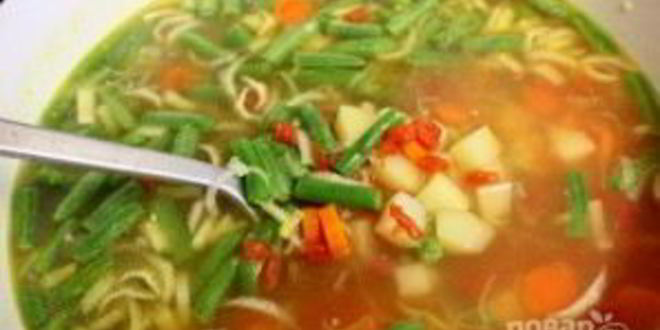 Рецепт супа на овощном бульоне