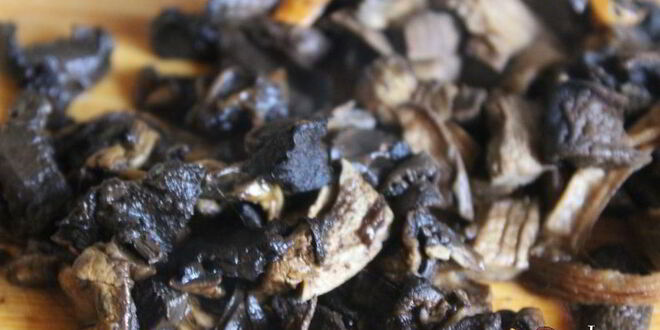 Рецепт супа с сушеными грибами и лапшой на курином бульоне