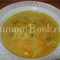 Суп вермишелевый на курином бульоне