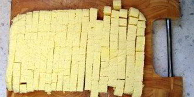 Рецепт творожных кубиков для бульона