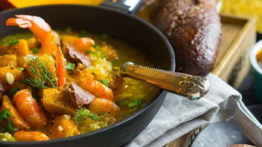 Рецепт тыквенного супа с бульоном и крупами