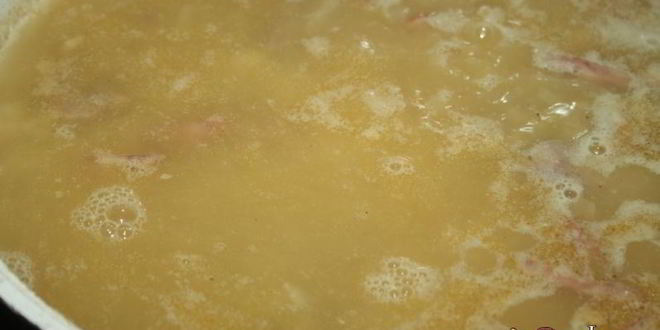 Рецепт чечевично-булгурового суп с индейкой и копченостями