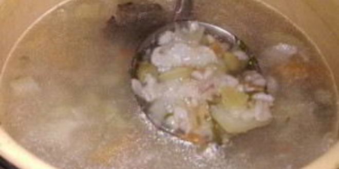 Рецепт диетического супа с овсянкой