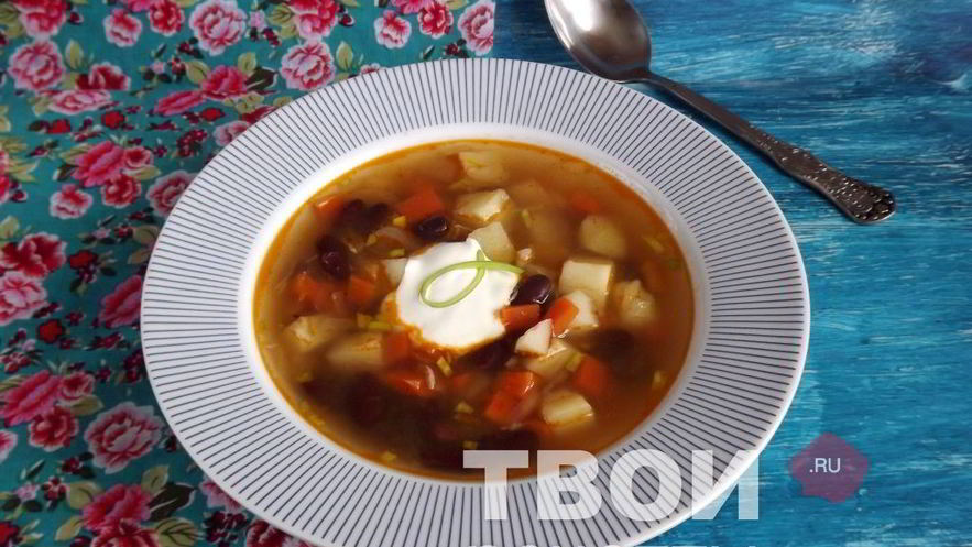 Рецепт фасолевого супа чили