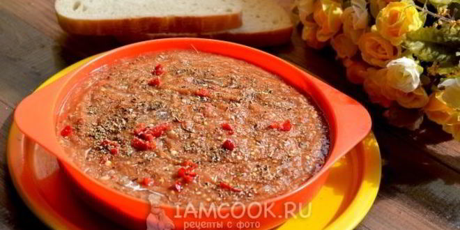 Рецепт гаспачо с баклажанами