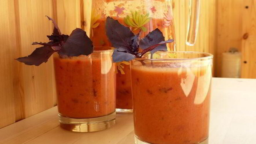 Рецепт гаспачо с черешней