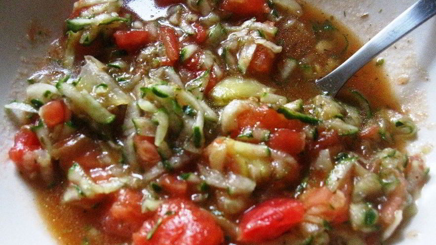 Рецепт гаспачо с газированной водой