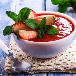 Рецепт Гаспачо с клубникой
