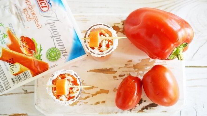 Рецепт гаспачо с крабовыми палочками