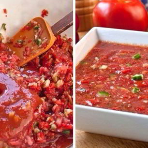 Рецепт Классического гаспачо