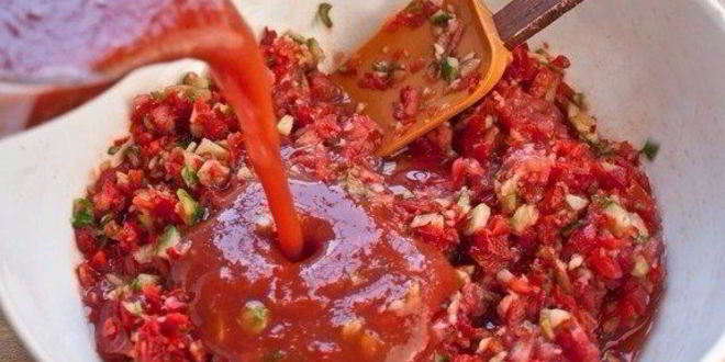 Рецепт классического гаспачо