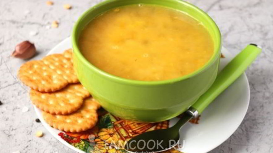 Рецепт горохового супа без мяса