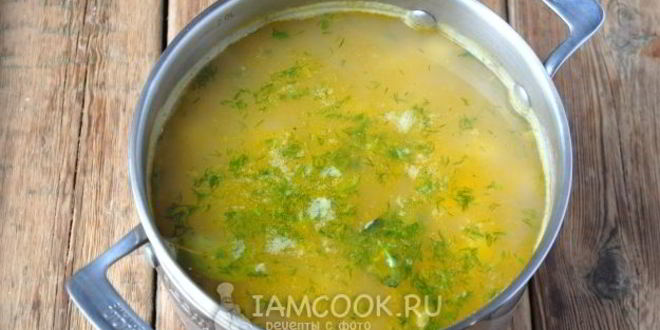 Рецепт горохового супа без мяса