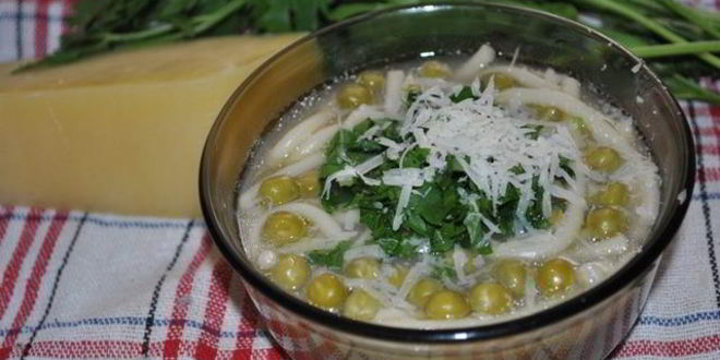 Рецепт горохового супа из алматуры