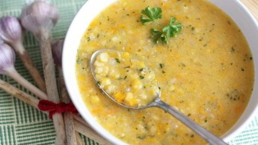 Рецепт горохового супа на говяжьем бульоне