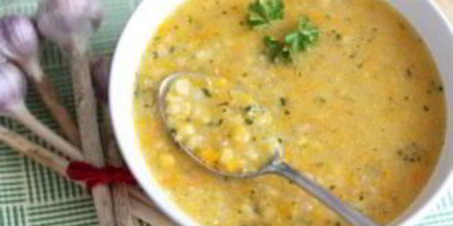 Рецепт горохового супа на говяжьем бульоне