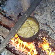 Рецепт Горохового супа на костре